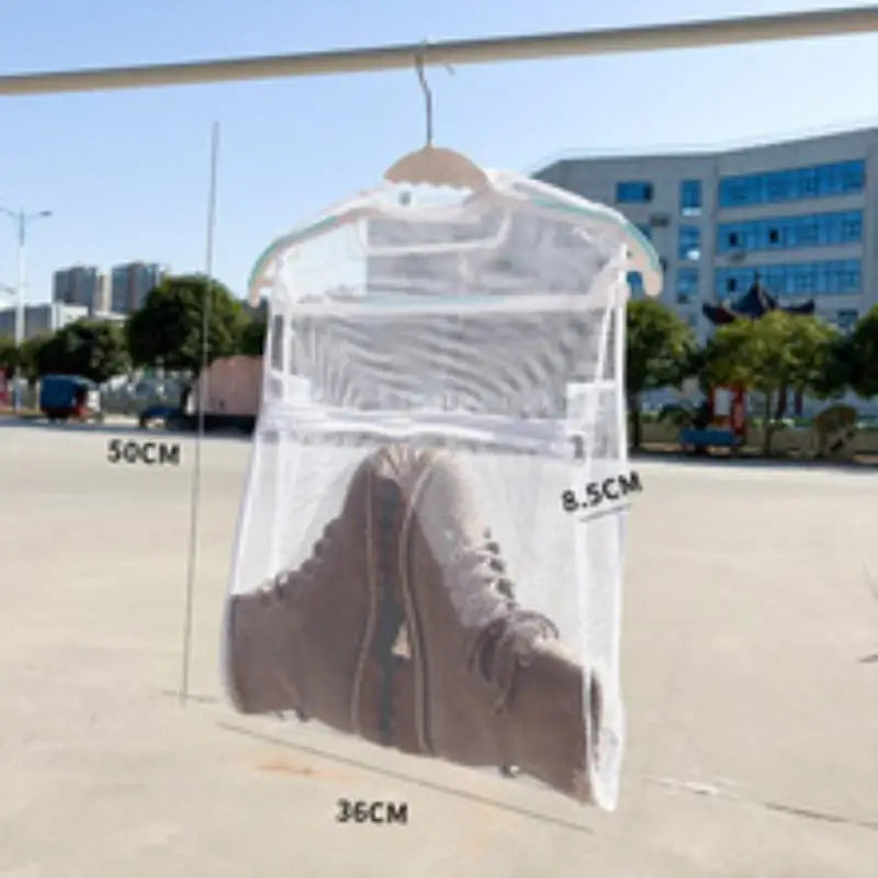 Thick Oxford Mesh Laundry Drying Bag for Shoes & Clothing Laundry Drying Bag Qme