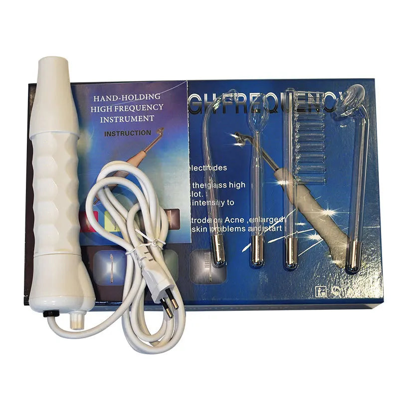 4-in-1 High Frequency Electrotherapy Wand | Violet Ray Facial High Frequency Facial Wand Qst