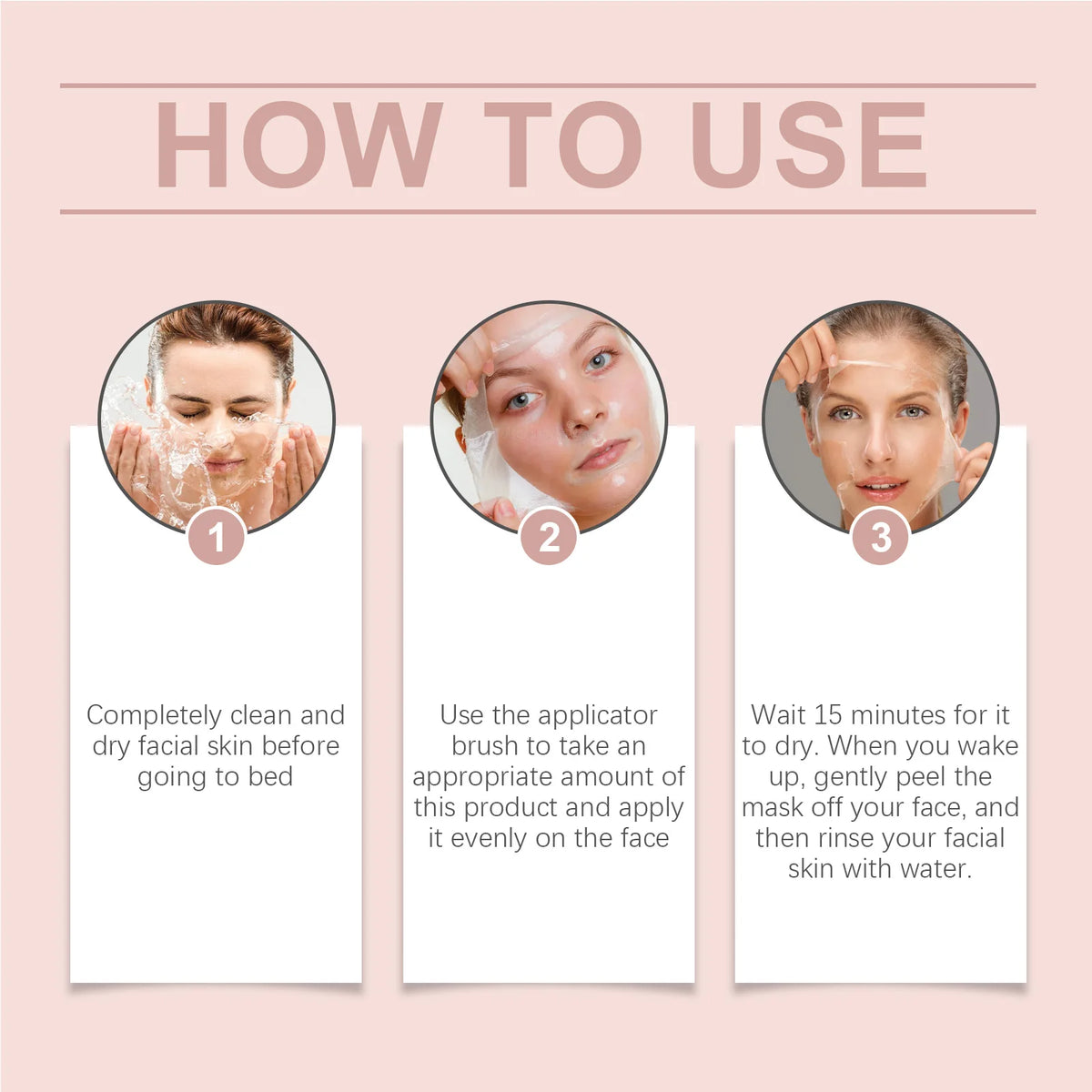 Hoygi Collagen Overnight Peel Off Face Mask 75g Overnight Peel Off Mask Qst