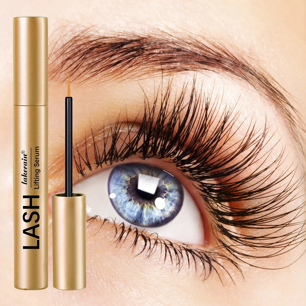 Lakerain Eyelash Lengthening Curling Serum – Lash Lifting Care Eyelash Serum Qst