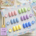 Candy Gel Nail Polish Set – 6 Macaron Pastel Colors | Qme Gel Nail Polish Set Qme Set of 6pcs