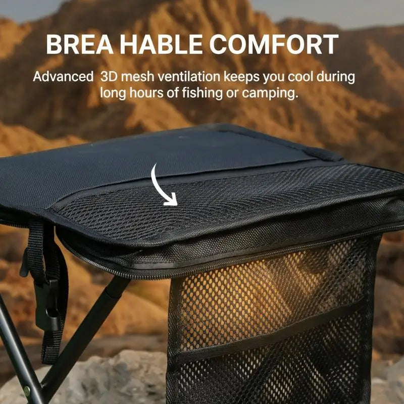 2-in-1 Portable Folding Camping Stool & Crossbody Bag Folding Camping Stool Qme