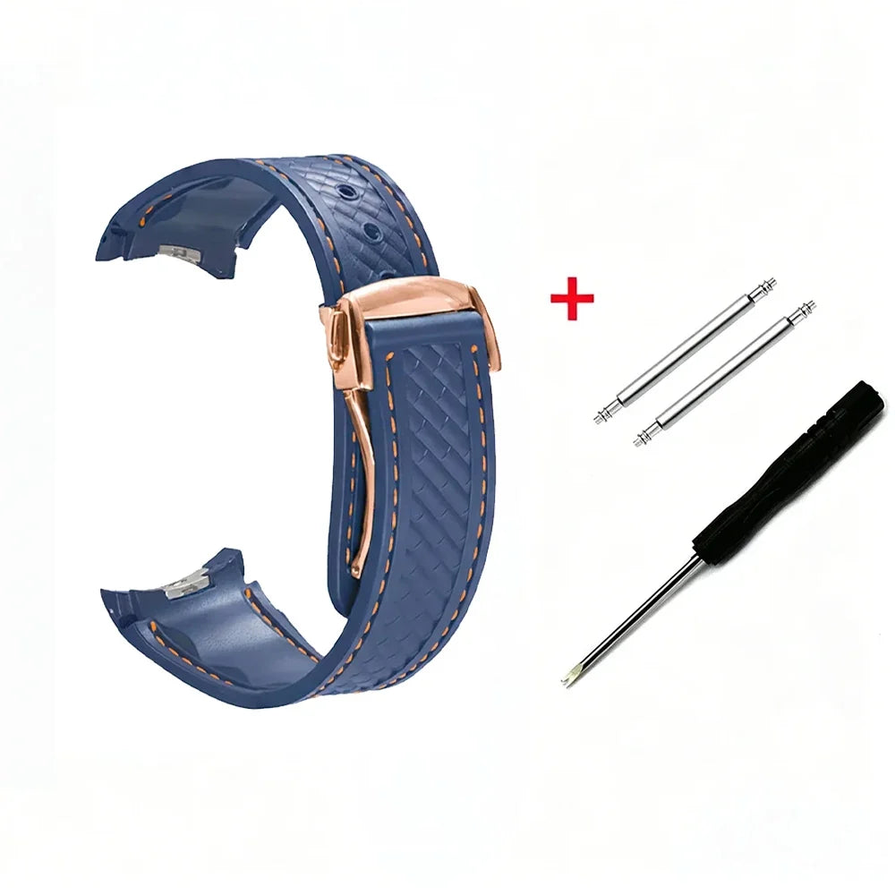 Rubber Strap for Omega Seamaster 300 & Aqua Terra – 8 Colors Silicone Watch Strap Qme GemUORGRG 20MM width band