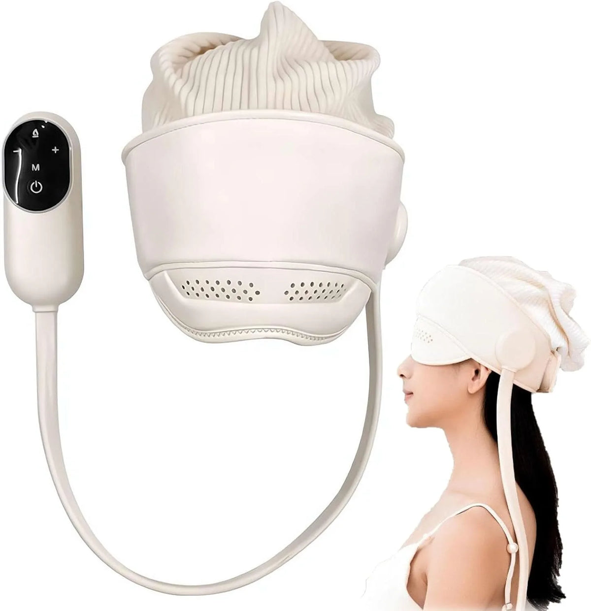 Electric Air Pressure Head & Eye Massager – Graphene Heat Head & Eye Massager Qst