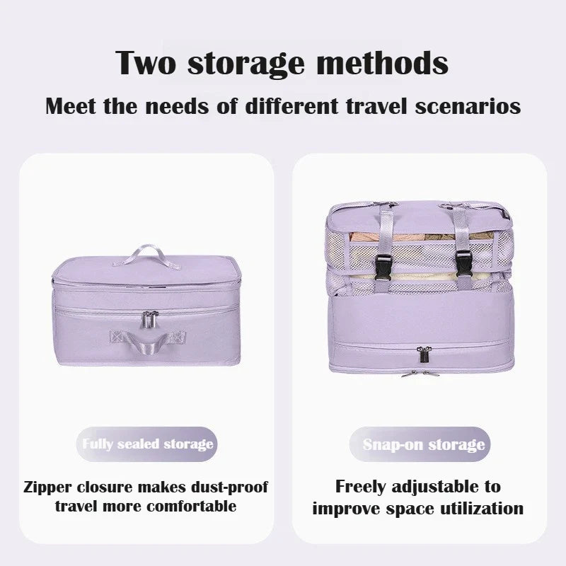 Portable Travel Hanging Organizer | Multilayer Clothes Storage Travel Hanging Organizer Qme