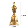 Vintage Brass Bell Charm Pendant – DIY Keychain & Craft Charm Pendant Qme 1Pc