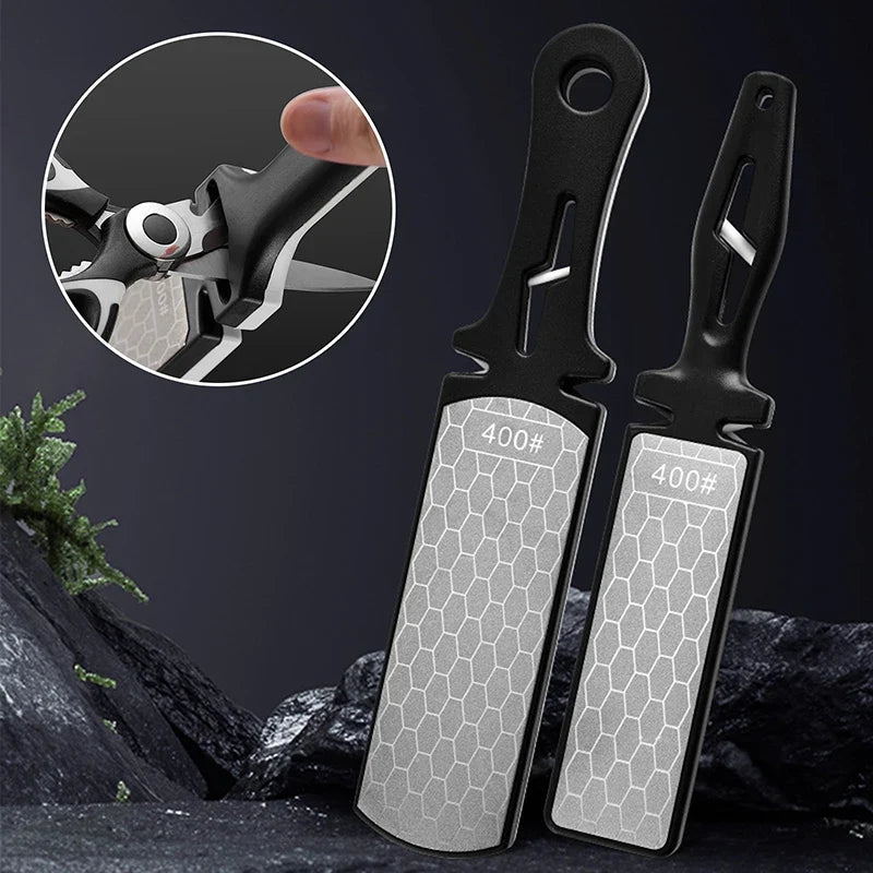 Diamond Bar Knife Sharpener 400/1000 Grit – Tungsten Carbide Knife Sharpener Qme