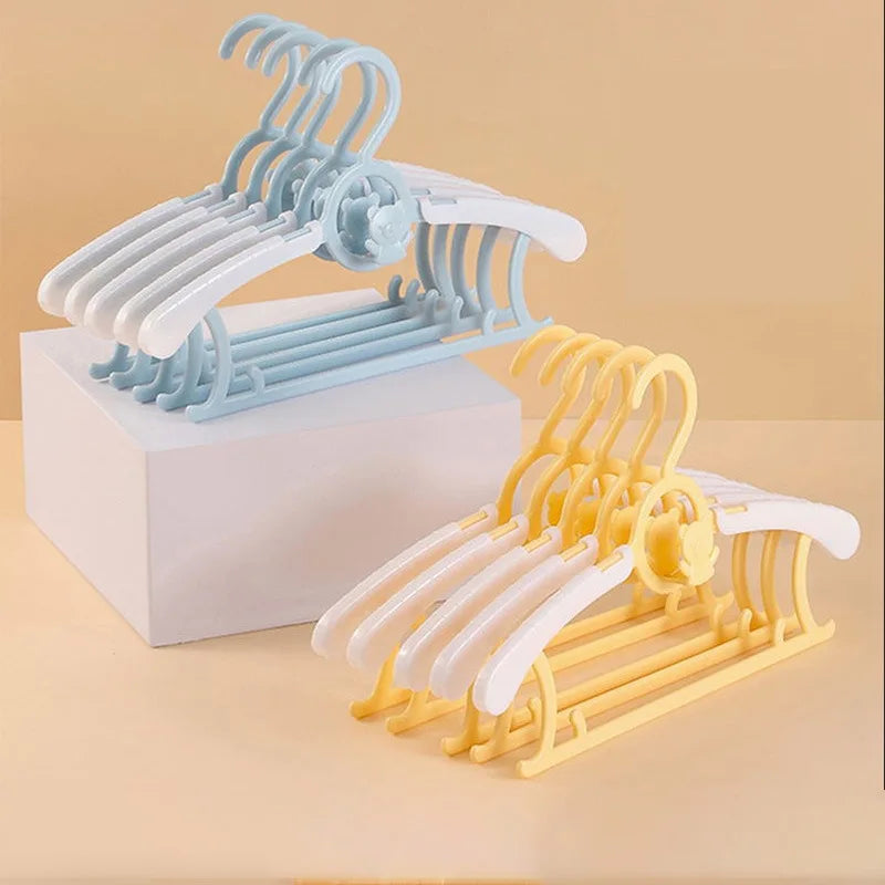 Extendable Anti-Slip Baby & Kids Clothes Hangers – 10 Pack Kids Clothes Hangers Qme