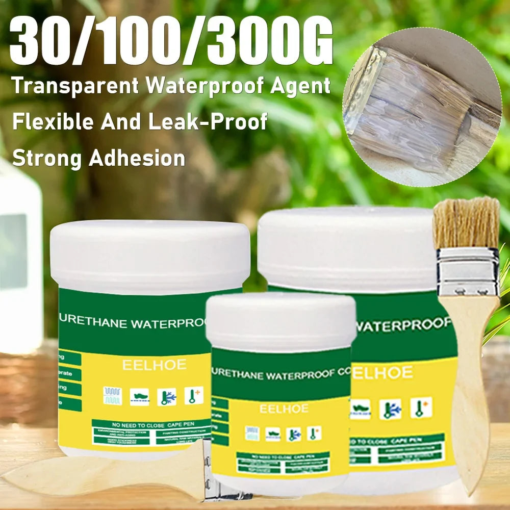 Transparent Waterproof Brush Sealant | Polyurethane Coating Waterproof Sealant Qme