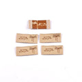 Knitted Bow Labels DIY Sewing 44x20mm – 30pcs | Qme Sewing Bow Labels Qme 44x20mm-5