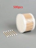 Double-Headed Cotton Swabs – Makeup & Ear Care, Boxed Cotton Swabs Qme 1 box