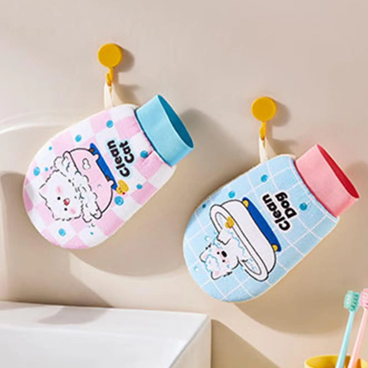 Soft Shower Mitt Body Scrubber Sponge Ball – Daily Spa Scrub Bath Scrubber Mitt Qme
