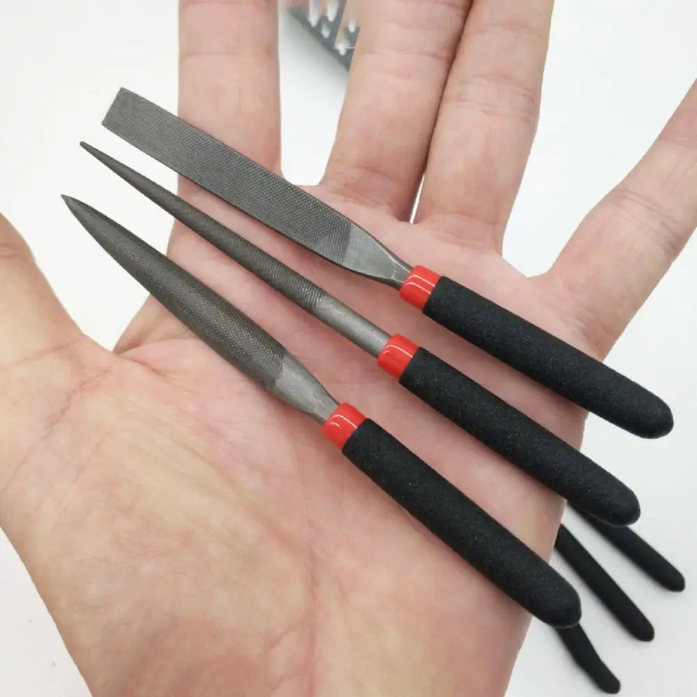 Steel Needle Flat File Set – Craft & Carpentry Hand Tools Needle File Set Qme