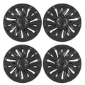 Matte Black 19" Wheel Hub Covers for Tesla Model Y (4pcs) Wheel Hub Covers Qme 4pcs