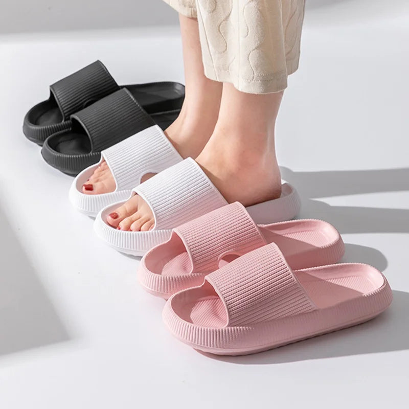 Cloud Cushion Slides – Unisex Bathroom Slippers, 19 Colors Cloud Cushion Slides Qme