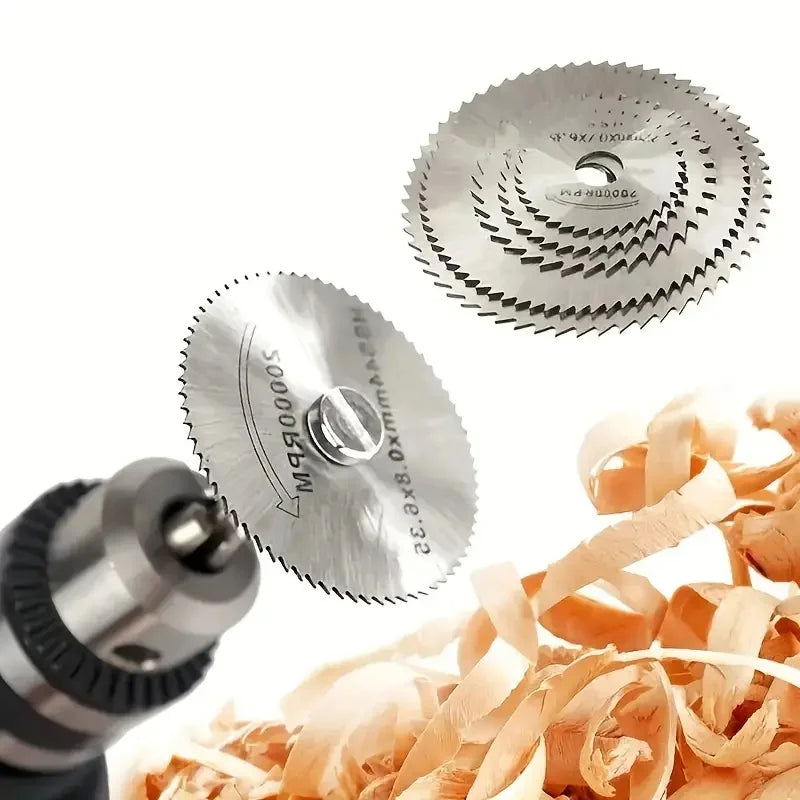 6-Piece Mini HSS Circular Saw Blade Set – Precision Cutting Circular Saw Blade Set Qme