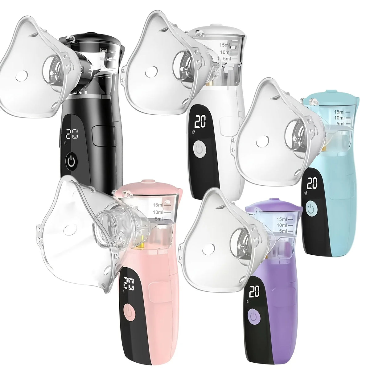 Portable Ultrasonic Mesh Nebulizer – Silent Rechargeable Inhaler Mesh Nebulizer Qst