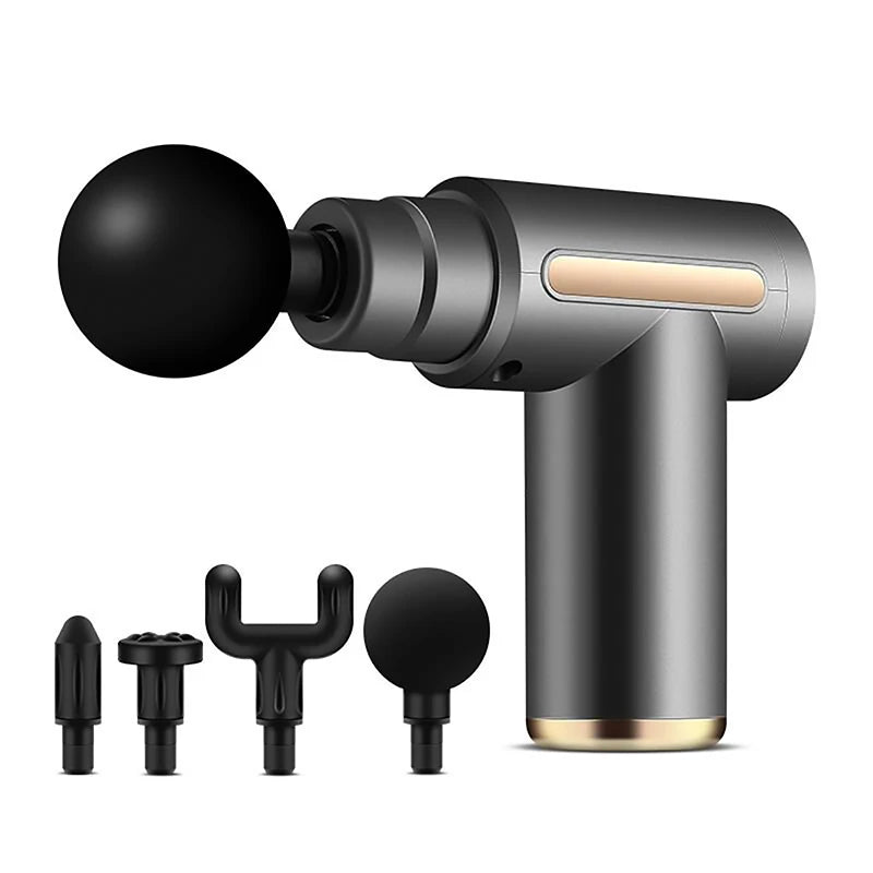 Windaily Mini Percussion Massage Gun – 6-Speed Handheld Percussion Massage Gun Qst Gray