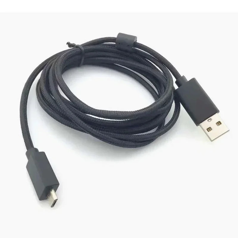 Gaming Headset USB Cable – Nylon Braided with Magnetic Ring Headset USB Cable Qme