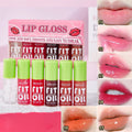 6-Pack Berry Lip Oil Set – Moisturizing, Brightening & Waterproof Tinted Lip Oil Set Qme 6pcs