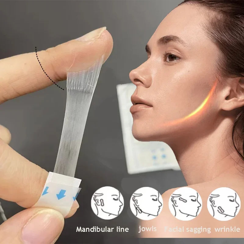 V Lift Face Tape Invisible Lifting Stickers – 10/20/30 Sheets Face Lifting Tape Qme