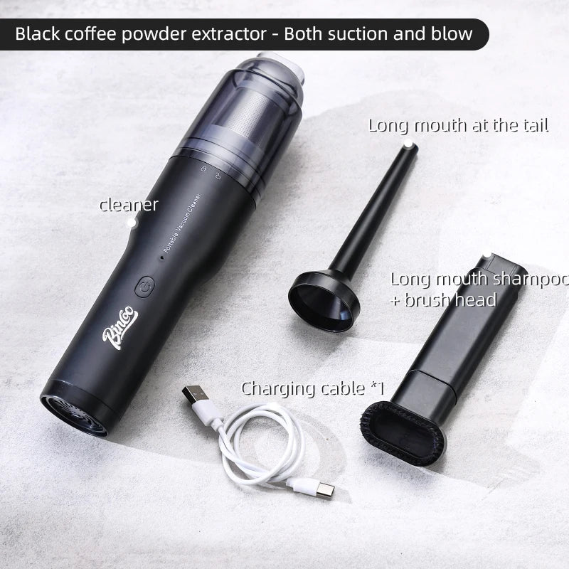 Bincoo Wireless Coffee Powder Extractor & Desktop Vacuum Coffee Vacuum Cleaner Qst black China Mainland