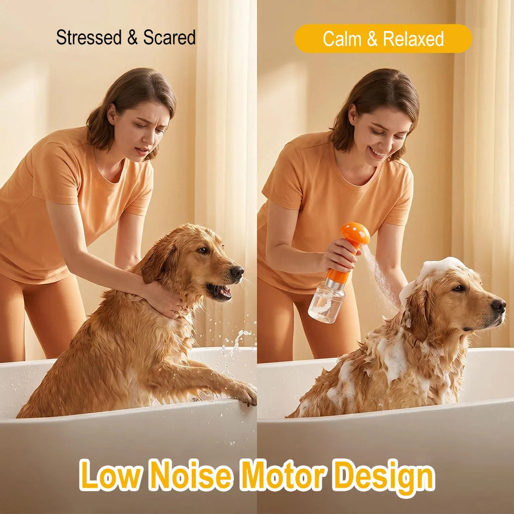 Electric Automatic Pet Foam Shampoo Dispenser – Dogs & Cats Pet Grooming Dispenser Qst