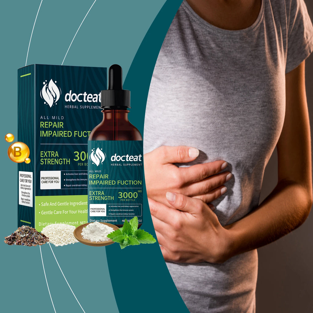 Docteat Herbal Supplement Drops – Natural Plant Wellness Tonic Herbal Supplement Drops Qst