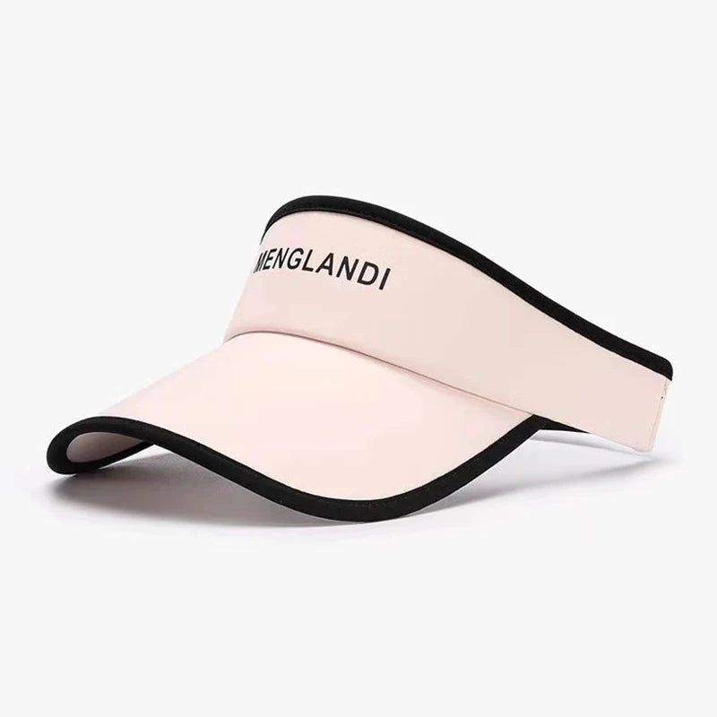 Women's Long Brim Visor Cap – UV Sun Protection Hat Sun Visor Hat Qst Pink