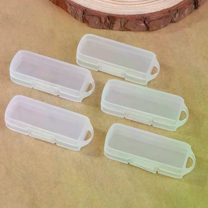USB Flash Drive Cases with Lids – OTG Rotating Storage (5-Pack) USB Drive Storage Case Qme