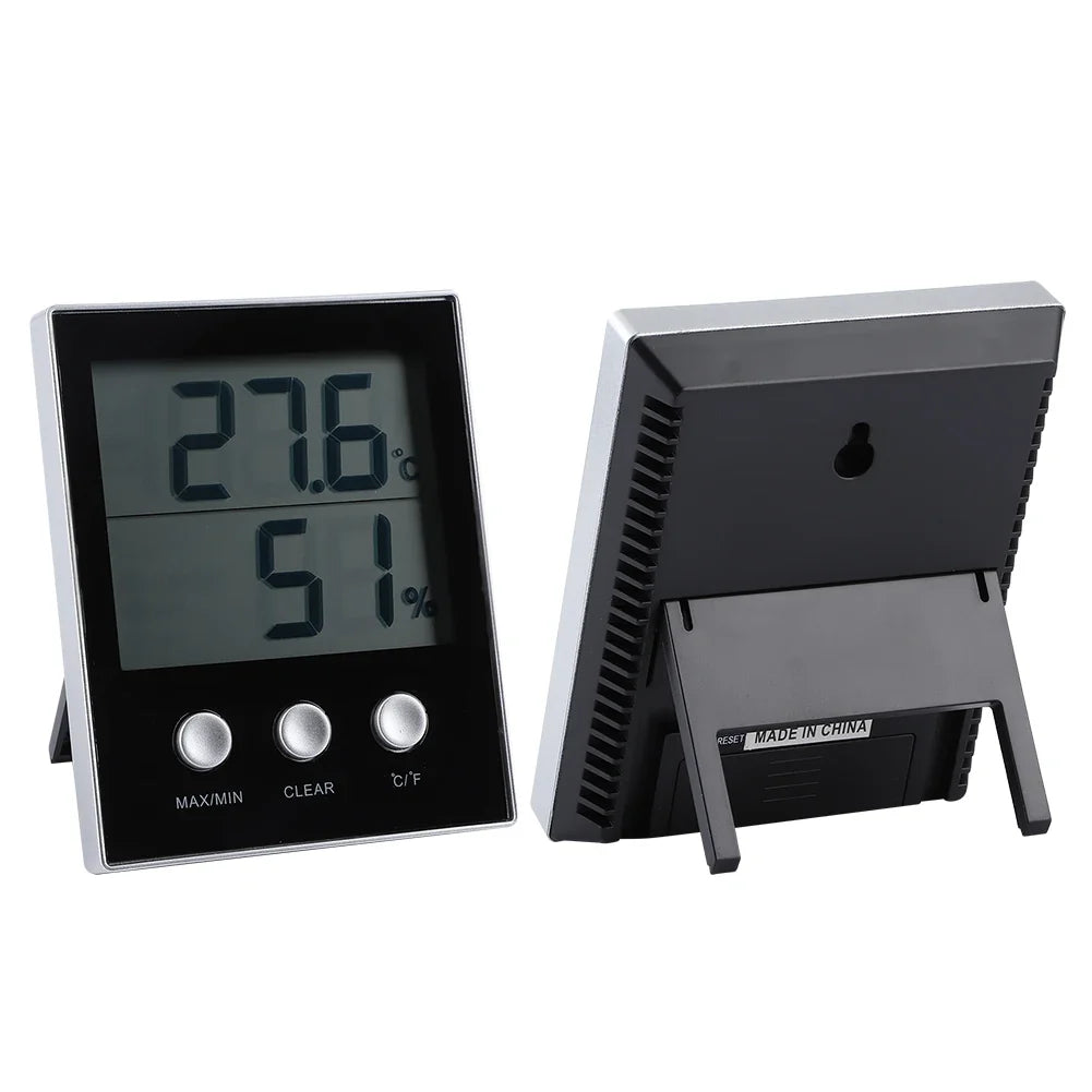 LCD Digital Thermometer Hygrometer – Indoor Temp & Humidity Digital Hygrometer Thermometer Qme
