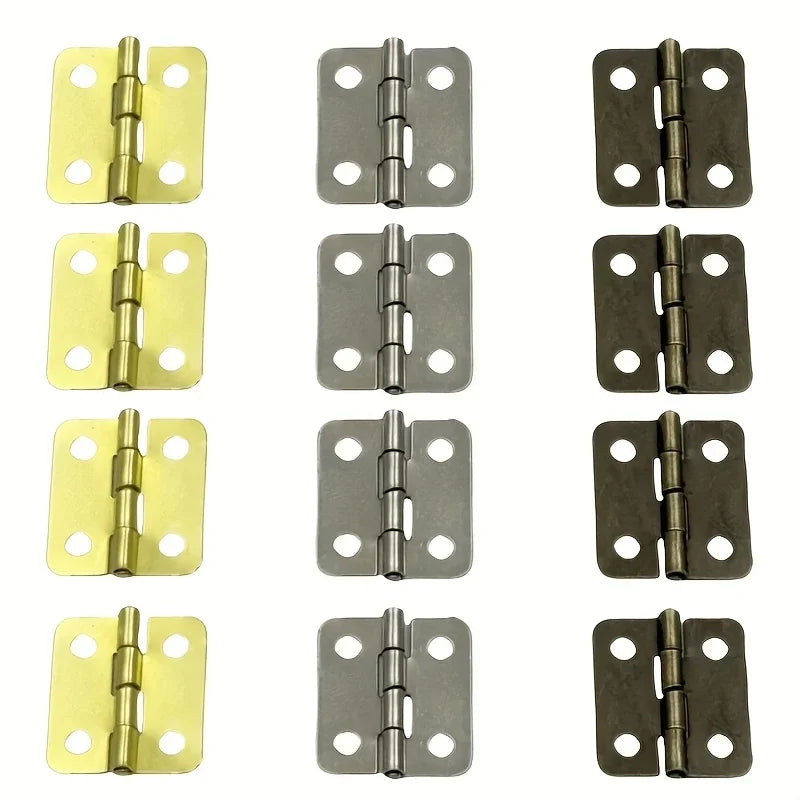 Mini Retro Decorative Hinges for Wooden Boxes & Jewelry Cases Decorative Mini Hinges Qme