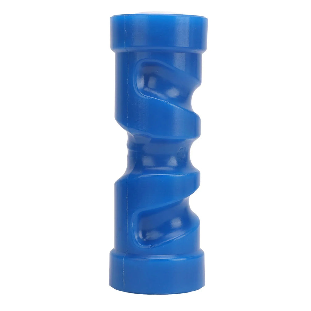 8-Inch Self-Centering Keel Boat Trailer Roller Bow Stop Boat Trailer Roller Qme Blue