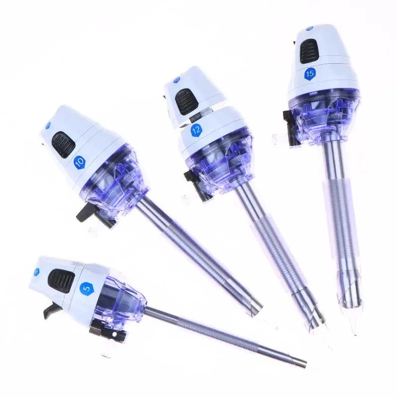 Disposable Laparoscopic Trocar Set – Sterile, 5–15mm Surgical Trocar Set Qme