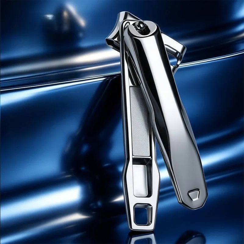 360° Rotating Nail Clipper – Large Stainless Steel Multi-Angle Nail Clipper Qme