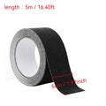 5M Self-Adhesive Non-Slip Grip Tape for Shower, Stairs & Floor Non-Slip Safety Tape Qme Black 5cmX5m
