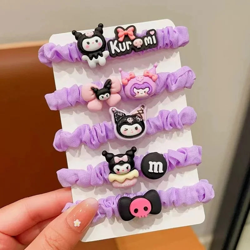 Cartoon Hair Clips & Ties – Cute Gentle PVC Accessories 20 Colors Cartoon Hair Clips Qme