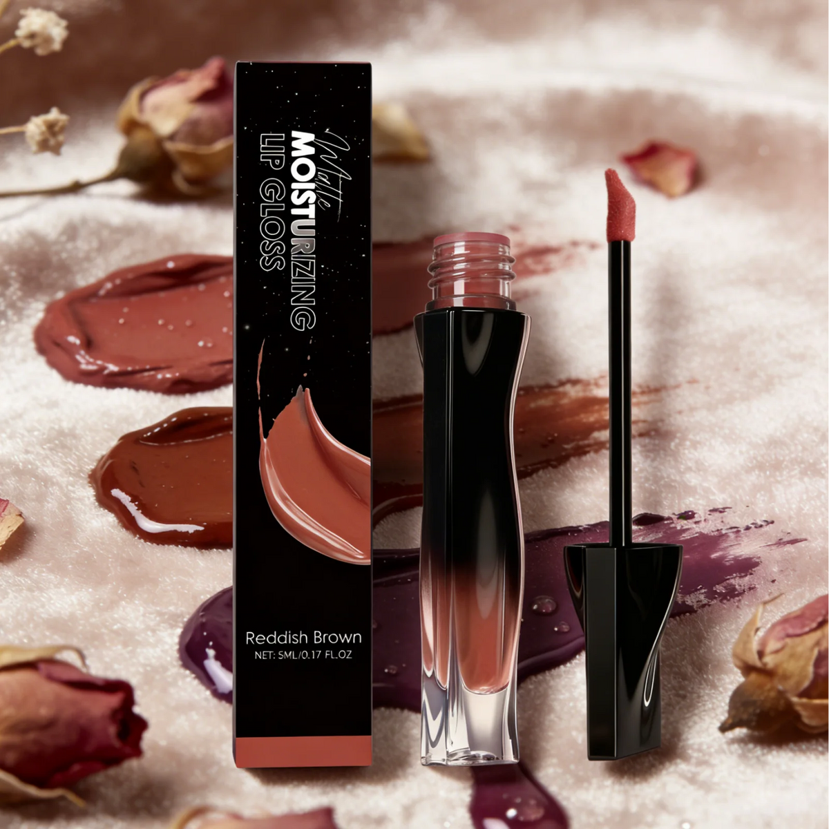 Zephoco Shimmer Lip Gloss – Long-Lasting Mirror Glaze 5ml Shimmer Lip Gloss Qst