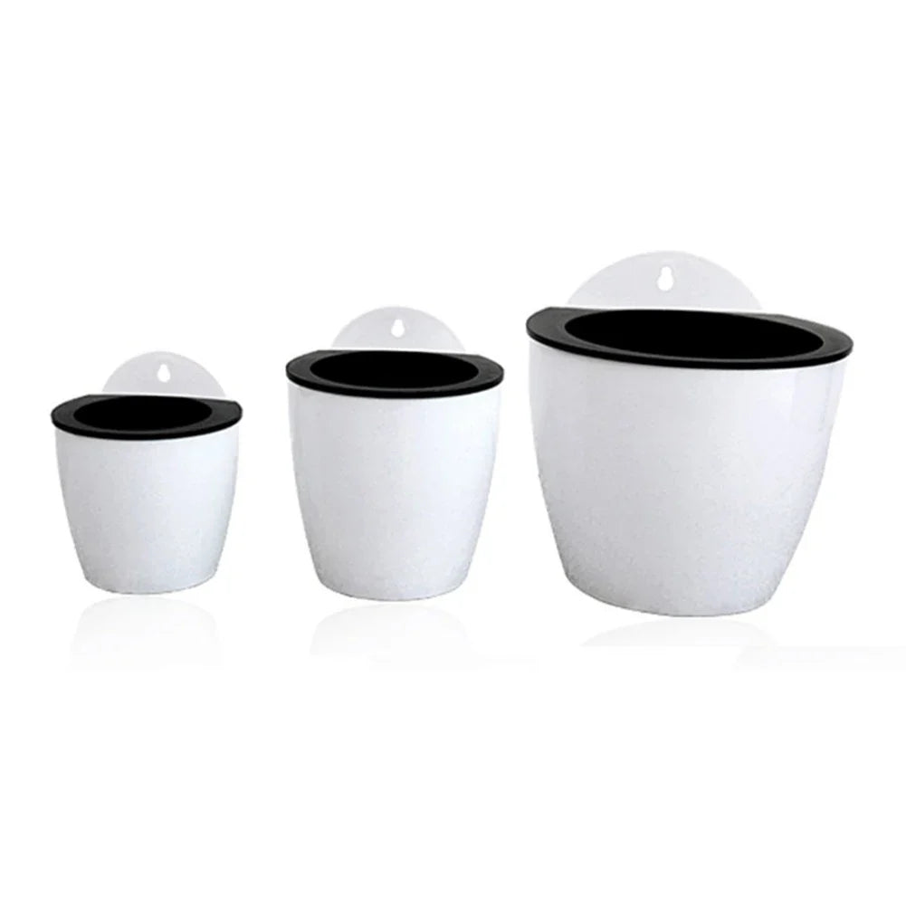 Wall-Mounted Self-Watering Flower Pot | Balcony Wall Planter Wall Planter Qme