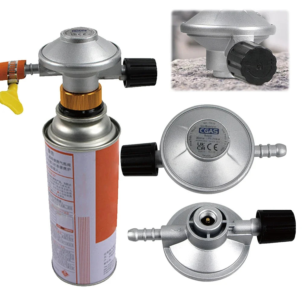 Adjustable Low Pressure Propane Gas Regulator | Metal, 4.92in Propane Gas Regulator Qme