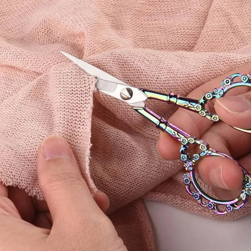 Retro Tailor Scissors – Stainless Steel Fabric Sewing Shears Fabric Sewing Scissors Qst