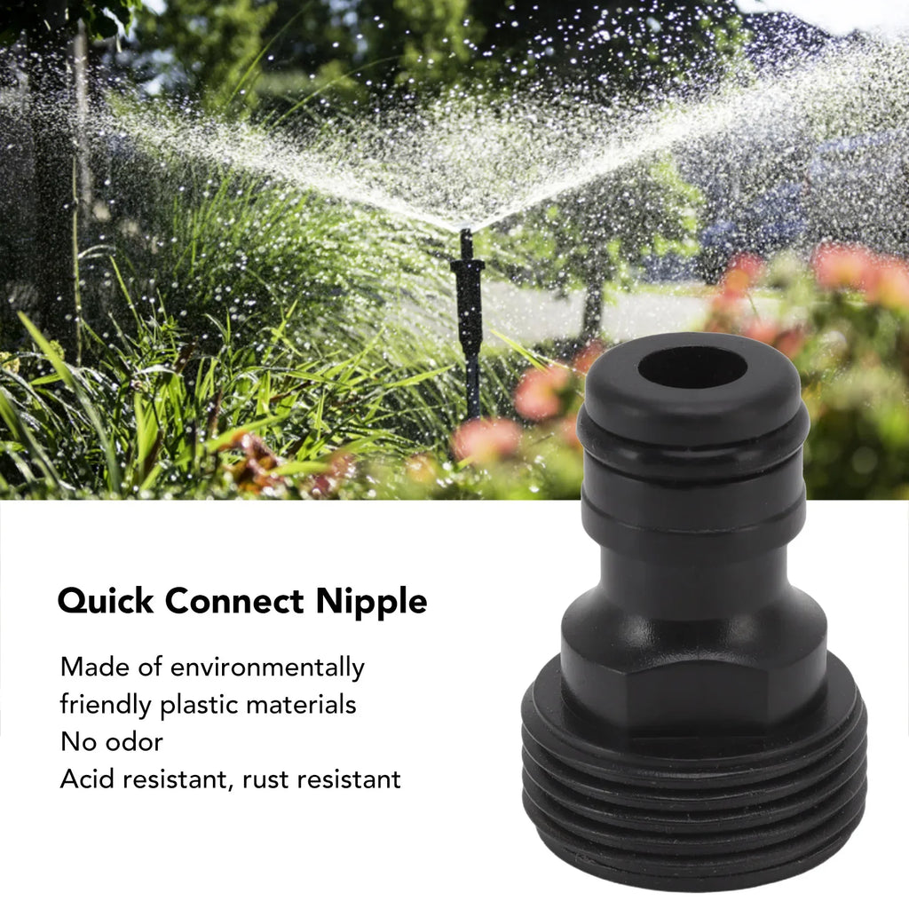 G3/4 Male Thread Hose Nipple Quick Coupler Tap Adapter 10-Pack Hose Quick Coupler Qme