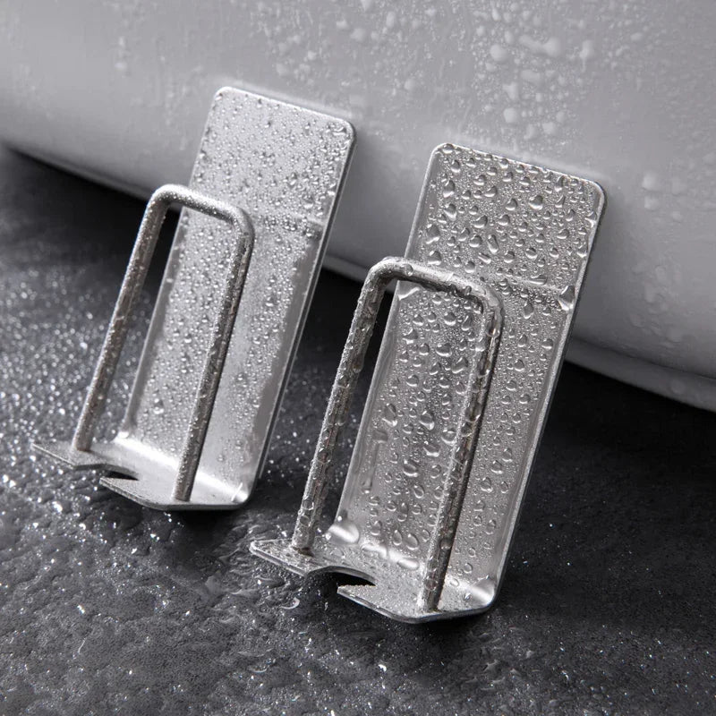 Stainless Steel Wall Mount Toothbrush Holder & Shaver Cup Toothbrush Holder Qme