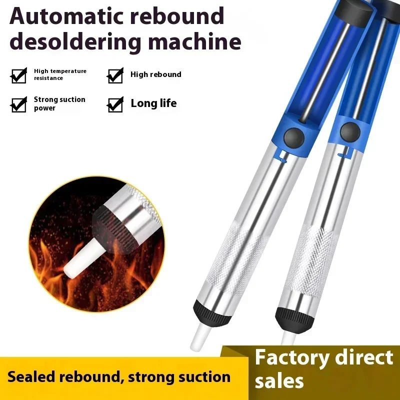 Semi-Aluminum Desoldering Pump – Auto Solder Sucker Tool Desoldering Pump Qme