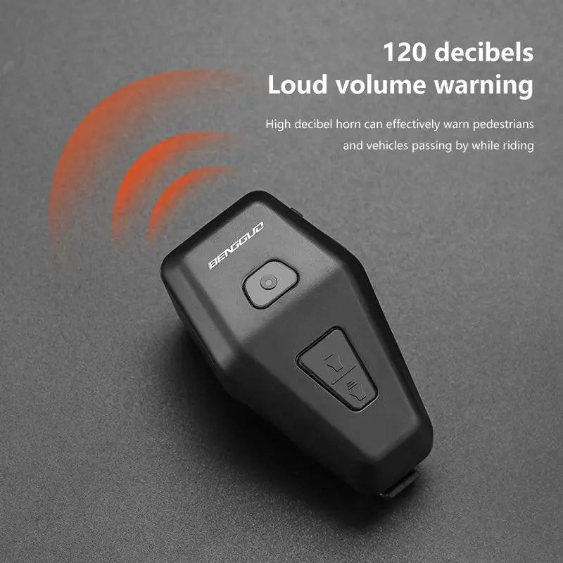 Electric Bike Bell Anti-Theft Alarm & Motorcycle Horn Bike Alarm Horn Qme
