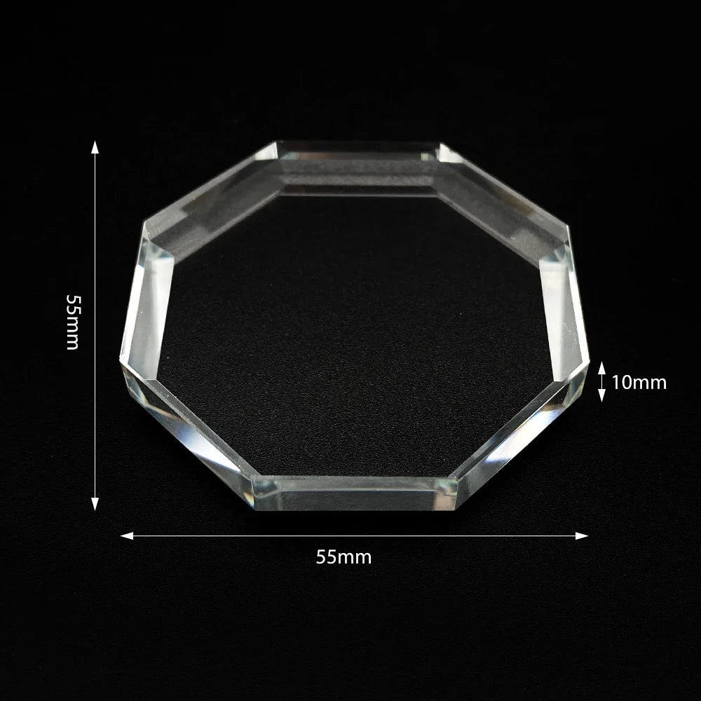 NATUHANA Crystal Glass Eyelash Extension Pallet & Holder Eyelash Extension Pallet Qme