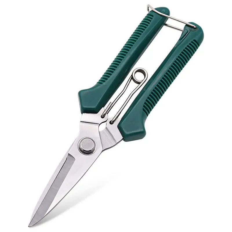 Straight Head Pruning Shears – Stainless Steel Non-Slip Handle Pruning Shears Qme