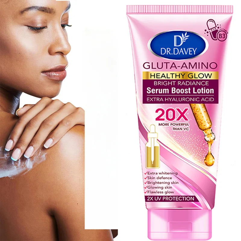 DR.DAVEY Gluta Amino Body Lotion 300ml – Deep Moisturizing Body Lotion Qst