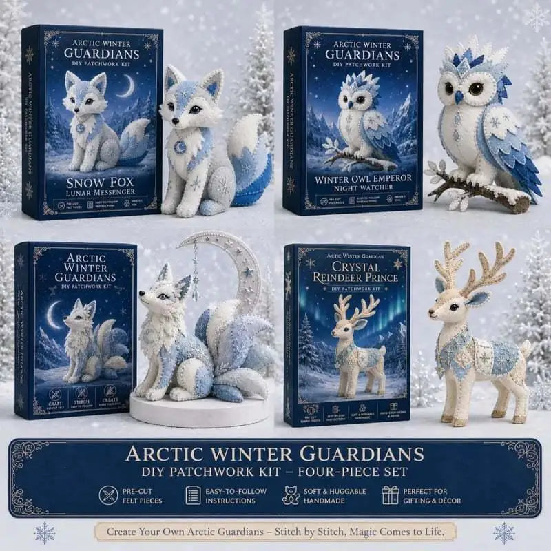 3D Mythical Creature Felt Craft Kit – Pre-Cut Handmade Decor Felt Craft Kit Qme