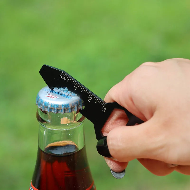 Cassette EDC Tool Card – Keychain Bottle Opener & Hex Tool EDC Multi-Tool Card Qme